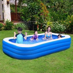 Family Inflatable Swimming Pool Above Ground Inflatable Pools for Kids Adults Summer Water Party Outdoor Backyard Water Park263g