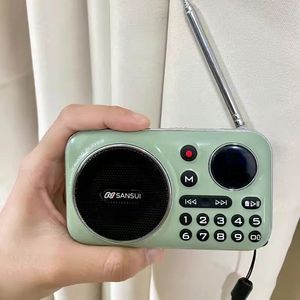 الكمبيوتر SERS F21 Radio Walkman Bluetooth Ser اللاسلكي المحمولة بطاقة ستيريو الصوت الرقمي Multimedia Music Player Boombox 231204