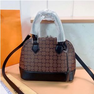 2024 2024 Womens Shell Bag Leather Luxury Luxury Party Counter Fashion 10A 21Z