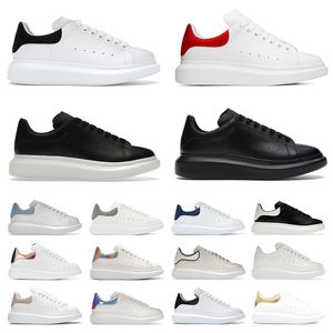 2024 Designer Sneakers Owwony swobodny buty Białe czarne skórzane luksusowe buty Women Aksamitne zamszowe trenerzy damskie męskie płaskie płaskie platformę