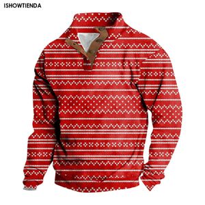 Erkek Hoodies Sweatshirts Noel Sweaters Vintage Hoodless Erkekler için büyük boy erkeklerin kıyafetleri rahat sweatshirt uzun kollu tees retro kazak üstleri 231205