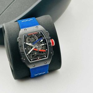 Richardmiler Watches Automatic Winding RM67-01 Sportバージョンwristwatch Richardmiler RM67-02 WatchNTPT Blue HBQZ