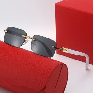 Mode Luxus Designer Herrengläser Sonnenbrille für Frauen Männer Damen Designer Gold Rahmen schnitzen Brillen Kopfmetallschraubendreher