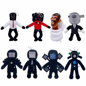 Divertente peluche Speakerman Peluche ripiene Toilet Man Sound Man Skibidi Toilet Toys