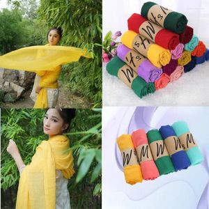 Scarves 2023 Women Scarf Luxury Summer Thin Shawls Wraps Soft Designer Hijabs Scarfs Bandana Headband Wedding Gift Wholesale