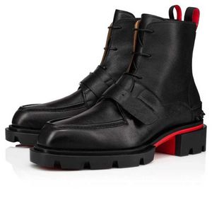 Stivaletti da uomo di design di lusso fondo scarpe in pelle nera con punte sneaker mocassini con plateau suola in gomma stringata marca 38-44