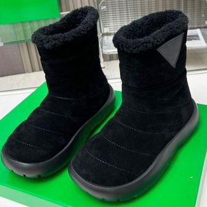 designer boots new snow boots mens womens winter warm boots Platform Anti Slip Boots Fashion Prad Boots Sheepskin Lining Large Size 35-46