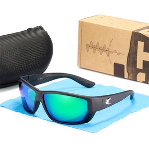 Costa 580p Lens Men óculos de sol Costas Designer Óculos de sol para homens Mulheres TR90 Esportes Drivante de pesca Goggles espelho Lente azul vermelha