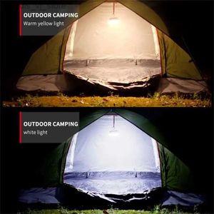 Camping Lantern 9900mAh LED Tent Light Rechargeable Lantern Portable Emergency Night Market Light Outdoor Camping Bulb Lamp Flashlight Home YQ231205