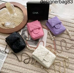 Bolsa de luxo designer feminino rhombic treliça mini corrente marca de alta qualidade clássico saco diagonal canal