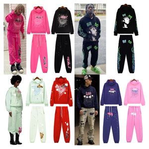 Męskie bluzy bluzy mężczyźni kobiety wydruku Hip Hop Flalow Sports Suit Young Nanug Wide Print Pullover wiele kolorów Hoody S-XL 14