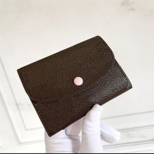 Clearance Coin Purse Säljs med lådförpackning Kvinnors små lädervaror2731