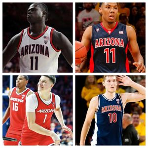 Arizona Wildcats Basketball Jersey NCAA College Kylan Boswell Oumar Ballo Motiejuus Krivas Caleb Love Jaden Bradley Pelle Larsson Will KuyKendall Grant Weitman