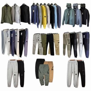 Pantaloni cp Pantaloni da uomo Pantaloni Designer Giacca da donna Marchio di moda di fascia alta Felpa con cappuccio allentata Pantaloni con cerniera tascabile per sport sportivi per il tempo libero e per il tempo libero