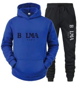 Designer Mens Tracksuits Letter Stampa Sude in pile di pile Hommes Jogger Fit con cappuccio pollochi + pantaloni lunghi abiti da pista per sudore abiti abiti