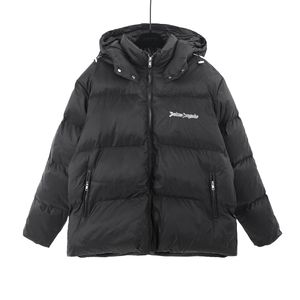 Nowa pod wspólnik Palm Designer Wang Yibo Górna część ciała Down Down Jacket Dwukolorowe płaszcz mężczyzn i kobiet