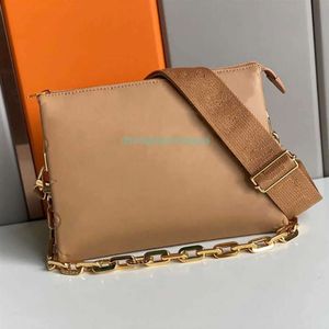 Coussin MM Wysokiej jakości designerska torba na ramię skórzane torby dla kobiet 8A najwyższej jakości łańcuch crossbody torebka