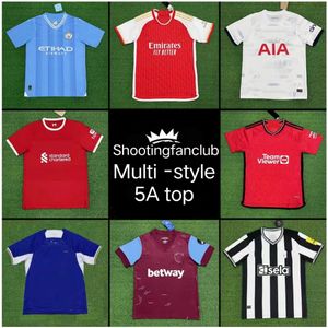 Top multifarious Soccer Jerseys 23/24 England Premier Soccer Julian haalanda Ronaldo Messis kane mans Kids Kit Football Uniforms Rodri Kyle Bernardo Silva T Shirt