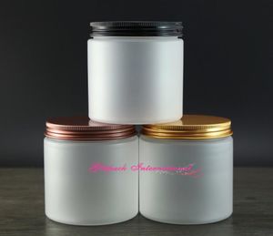 30pcslot 250g 8oz pet blastic protched boathings for cosmeticsempty staly jars 250ml beautiful cosmetic packaging fro3329958