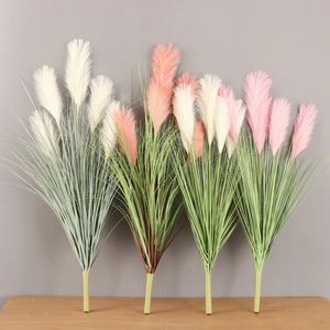 Dekorativa blommor kransar 90 cm vassgrässimulering Flower Dog's Tail Grass vardagsrum Dekoration Torkade blommor Fake Reed Bouquet 231205