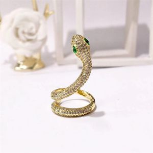 Fashion Brand Band Ring Punk Silver Rose Gold Stainless Steel Green Amber Spike Rings Jewelry For Men Women307f
