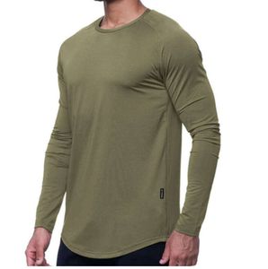 LU LU L Abbigliamento da yoga T-shirt sportiva a maniche lunghe da uomo Stile sportivo Abbigliamento da fitness aderente Abbigliamento elastico ad asciugatura rapida Abbigliamento dimagrante di marca di moda