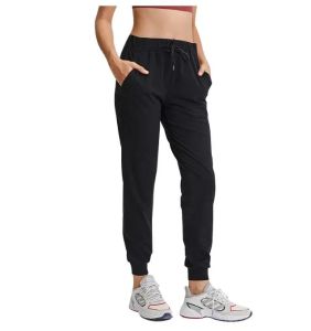 LU lumony poczuj jogę -noszony tkaninę trening joggery sportowe legita spodnie kobiety talia sznurka fiess bieganie do potu z dwoma bocznymi w stylu kieszeni