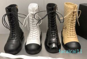 Mulheres elegantes à prova d'água bota alta brilhante bezerro bege escuro preto franja botas fivela cadarços inverno sapatos casuais designer