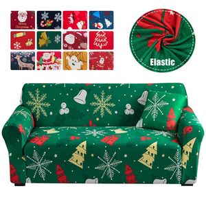 Capas de cadeira Capas de sofá de Natal para sala de estar Elastic Cadeira Couch Cover Furniture Protector L SOFA DE CANTO DE SHAPE NECESSIDE