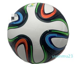 Soccer Balls Wholesale R World Authentic Size Match Football Veneer Material HILM and AL RIHLA JABULANI BRA