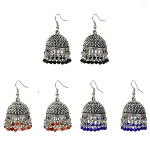 Dangle Earrings Wedding Earring For Bride Thailand Resin Bead Drop Jhumka Antique Color Oorbellen Afghan Ethnic Turkish Jewelry