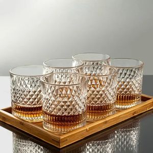 Vinglas Europeiska Crystal Glass Home Bar KTV El Wine Spirits Cup Large Beer Whisky Cups Drinkware Transparent 231205