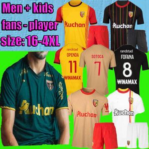 23 24 RC Lens maglie da calcio 2023 2024 Saint-Barbe speciale KAKUTA OPENDA 27 GANAGO SOTOCA FOFANA GRADIT FORTES BUKSA CABOT BANZA POREBA Maglie da calcio uomo bambino kit