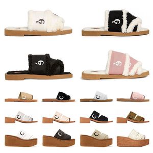 designer slippers sliders slides sandals famous designer women woody ToRY flat mule The Maison signature bURCHes adorns slip-on makes flat summer essentia