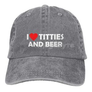 ボールキャップハートおっぱいと男性向けのビール帽子調整可能なサンハットヴィンテージトラックハットヒップホップ野球帽231204