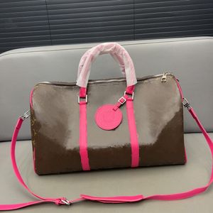 Markentaschen Damen-Seesäcke Keepall Totes Brown Letter Keepall 45 50 Handtaschen Graffiti-Reisetaschen Luxuriöse Herren-Umhängetaschen Gepäcktaschen Flughafen-Fitnesstaschen