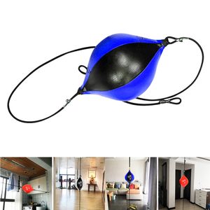 Sand Bag Quality PU Leather Boxing Punching Bag Pear Boxing Bag Inflatable Boxing Speed Bag Double End Training Reflex Fight Speed Balls 231204
