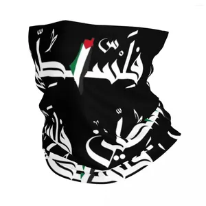 Eşarp Filistin Haritası Arapça Falastin Bandana Boyun Boyun Balaclavas Maske Eşarp Çok Kullanımlı Mücevher Yürüyüşü Erkekler Kadınlar Yetişkin Rüzgar Para