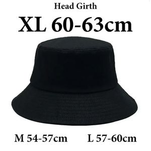 Wide Brim Hats Bucket Big Head Man Large Size Boy 6063cm Plus Summer Fisherman Cap Womens 5457cm Pure Cotton Panama UPF50 Sun Hat 231204
