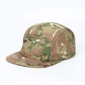 Ball Caps Panel Baseball dla mężczyzn Kobiety kamuflaż Hiphop deskateboard Camo Snapback Hats Sport Camping Hat Casquette Homme