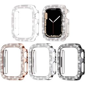 Apple WatchのYifilm Diamond Case 8 7 41mm 45mm 44mm 40mm 42mm 38mmアクセサリーBling Bumper Protector Cover IWATCHシリーズ8 3 4 5 6 SE