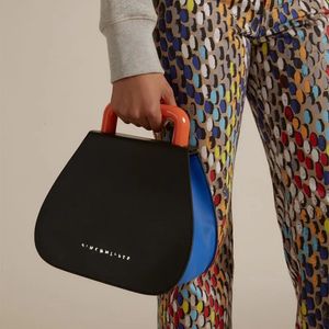 Kvällspåsar mode akrylhandtag panelerade kvinnor handväskor designer axelväska lyx pu läder crossbody damen stora plånböcker 231205
