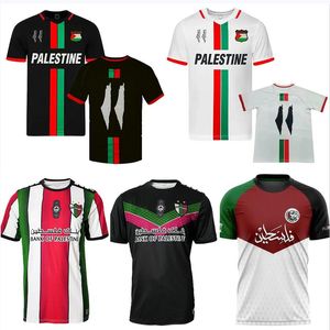 S-4XL 20 21 22 Palestino Mens Soccer Jerseys Palestine National Team Jimenez Benitez Cortes Home Away Football Shirt Kort ärm