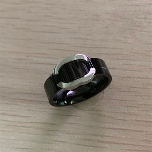 Кольцо высшего качества класса люкс, винтажное цветное женское дизайнерское кольцо из нержавеющей стали без коробки3020