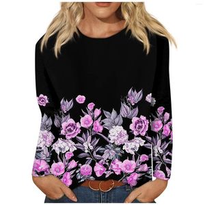 Męskie bluzy damskie najlepsze mody mody Druk mody o długim rękawie wygodne pullover ponadwymiarowy kwiatowy tshirt y2k bluzy kawaii