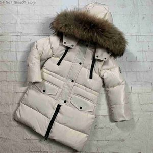 Para baixo casaco preto jaqueta de inverno parka para meninos casaco de inverno para baixo jaquetas roupas infantis neve wear crianças outerwear menino roupas com q231205