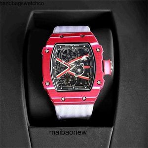 Mechanical Watch Rm6702 Luxury Wristwatch Carbon Dial Watches Swiss Movement strap Designer Fashion RM6702 Fiber yDPSX with Logo Original Box