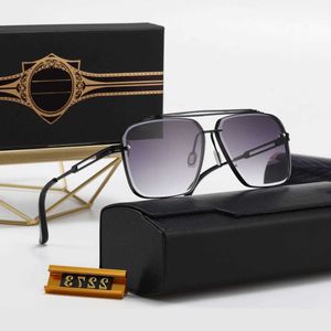 2023 Vintage Sunglasses Rimless square Women's Sun glasses Fashion Designer Shades Luxury Golden Frame Sunglasses UV400 Gradient dita mach mix LOS7