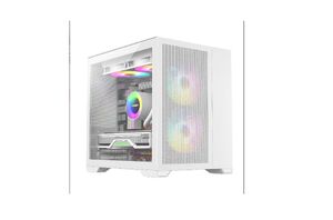 Obudowy komputerowe ATX Gaming Case Desktop Miejsca mainframe Wsparcie M -ATX/ ITX płyta główna dla PC Gamer Obudowa - Black Drop dostawa dhwyb