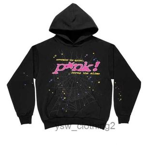 Sp5der Hoodies Moletons Young Thug Pink Sp5der 555555 Homens Mulheres Hoodie Hot Spider Net Moletom Web Gráfico Pullovers Hoody Essen 1 2YNL